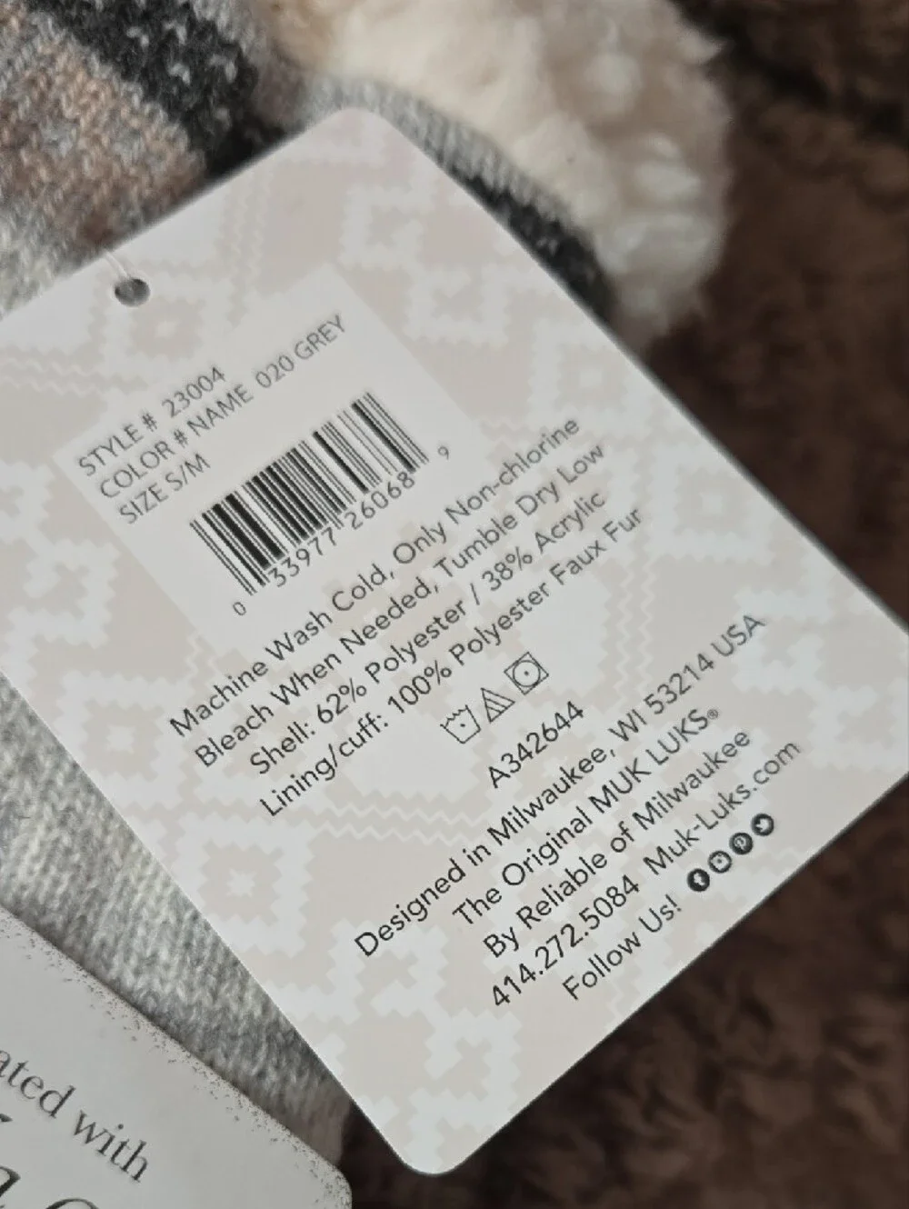 Muk Luks Cabin Socks